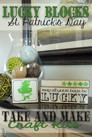 Super Saturday Seasonal Block Craft Ideas - St Patrick's Day