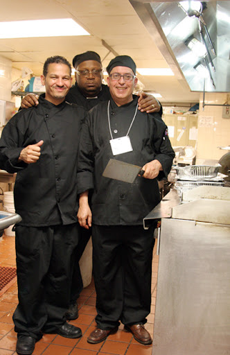 The 3 chefs: Pedro, Troy, and Moss.
