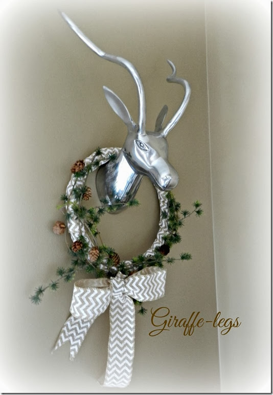 reindeer wreath