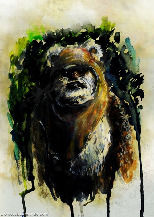 pinturas star wars aquarela desbaratinando (3) pinturas star wars aquarela desbaratinando (3)