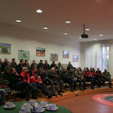 We konden prima zitten in de zaal met het genot van een kop koffie en lekkere koekjes.