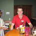 Navin Samarasinghe and Andrew McDougall having a good time