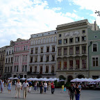 2005-07-05 025 Krakow, Poland - building around the main market square.JPG