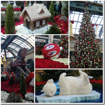 bellagio christmas collage