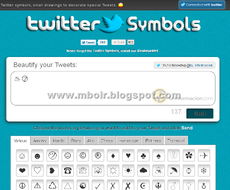 Cara Update Status Twitter dengan Simbol Unik dan Lucu - Cendekiawan Cara Update Status Twitter dengan Simbol Unik dan Lucu - Cendekiawan