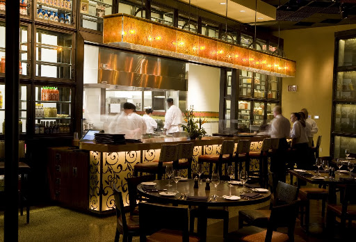 The food bar at Table 10 in Las Vegas.