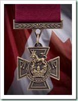 The first Canadian Victoria Cross medal - produced by the Government of Canada