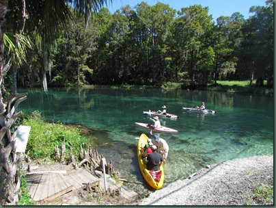 kayaks on launch off highway 484