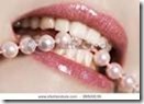 teeth with beads