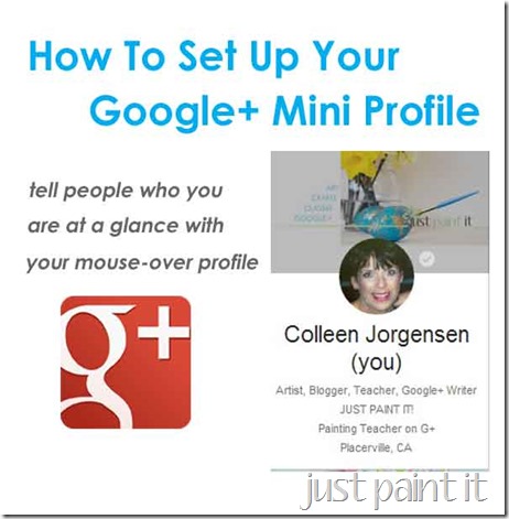 How To Set Up Your Google+ Mini Profile