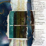 Le collage "Avec le morceau je lavai les couleurs du monde entier" 2005, 500x700mm