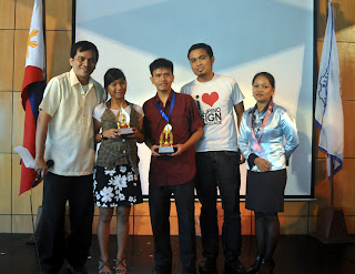 Best Actress (Jhona Gucila) and Best Actor (Jolas Lazaro)