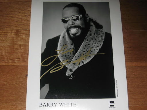 Barry White Signed Photo Barry