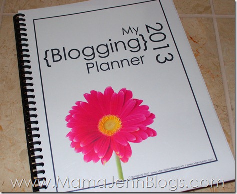 2013 Blogging Planner {FREE Printable}