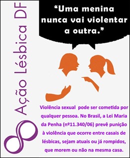 ação lésbica DF