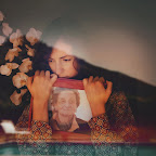 Self portrait with my grandmother Anna