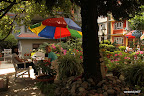In the garden of our hotel, Ganesh Himal