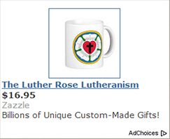 c0 This Google Ad for a Lutheran coffee mug showed up on my blog on Sept 4, 2013