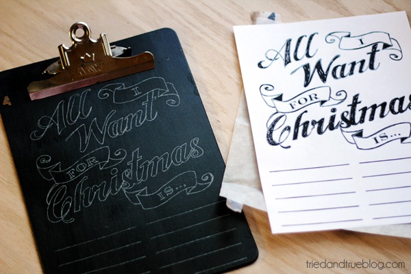 chalkboard wishlist 2