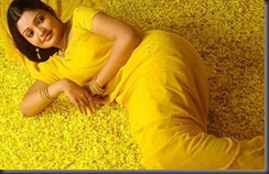 Vandana_Menon_in-yellow saree Vandana_Menon_in-yellow saree
