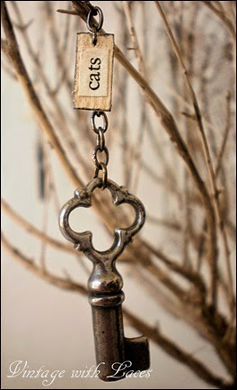 Tree of Happiness - Mixed Media Assemblage by Vintage with Laces Tree of Happiness - Mixed Media Assemblage by Vintage with Laces