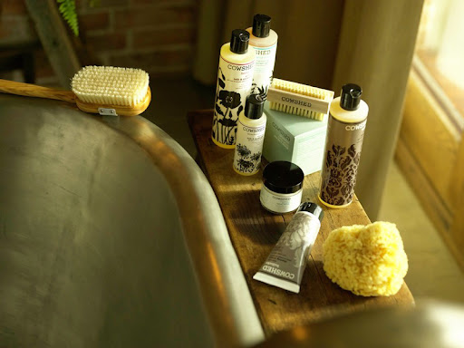 After the massage, it was on to a room filled with a huge bronze tub for a post-massage soak. After the massage, it was on to a room filled with a huge bronze tub for a post-massage soak.