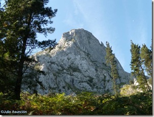 Vista del paredón rocoso - Anboto - Bizkaia