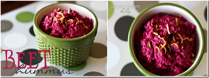 Beet hummus