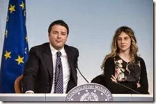Matteo Renzi e Marianna Madia
