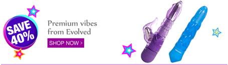 40% off Vibrators from Evolved