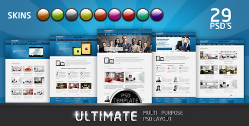 Ultimate - Multi Purpose PSD Template - Business Corporate