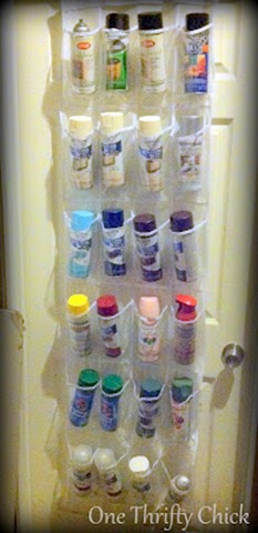 spray paint storage idea