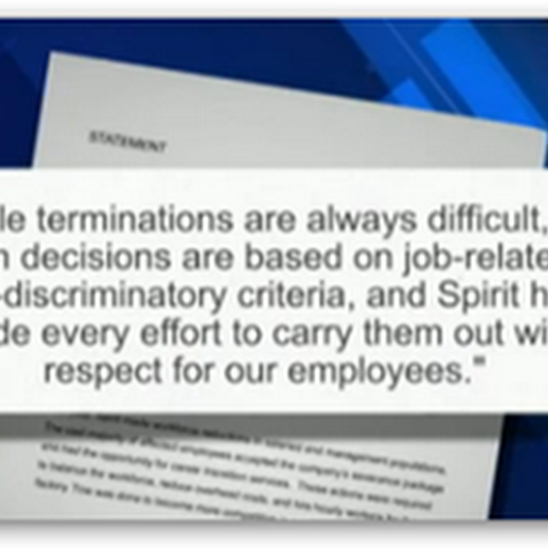 Spirit Aerospace Used Employee Health Records And Age Information To Lay Off Employees Union States And Filed Federal Discrimination Law Suit