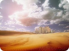 Photo manipulation of 02_desertification 197_nature_and_city