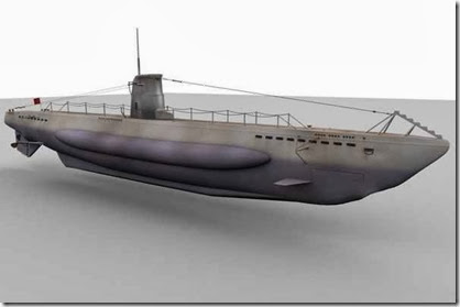 kapal selam hitler German U-Boat 168