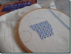 Blue blackwork