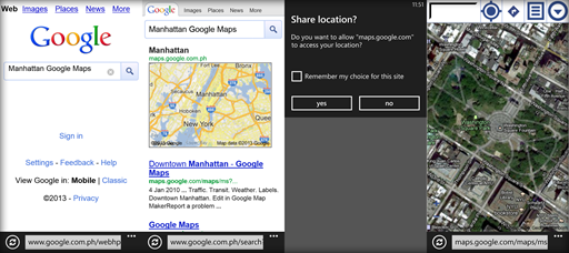Google Maps for Windows Phone
