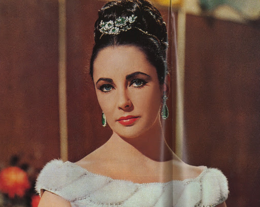 Stunning in emeralds.  (photo, Elizabeth Taylor:My Love Affair With Jewelry)