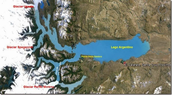 Mapa Glaciares