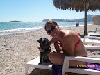 LUKA en la playa es una princesa gracias a su linda familia¡¡!!