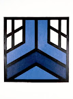 corner, 1993, acrylic on wood, dim. unknown