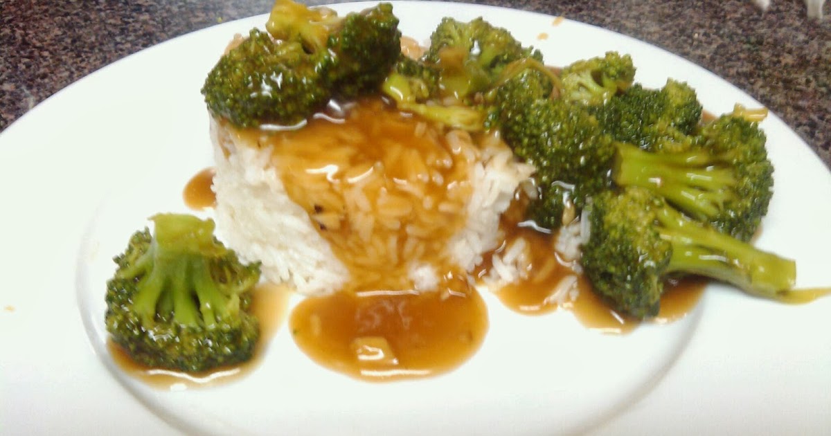 The Romantic Seamstress Broccoli with brown sauce