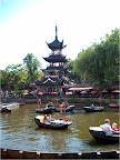 Boat ride in Copenhagen Tivoli