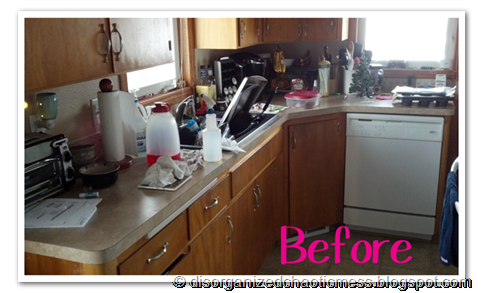 Kitchen Clutter Before