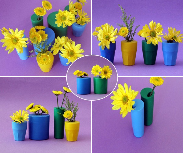 Copos-Vidros-Encapados-Bexigas-Flores-Vaso-DIY Copos-Vidros-Encapados-Bexigas-Flores-Vaso-DIY