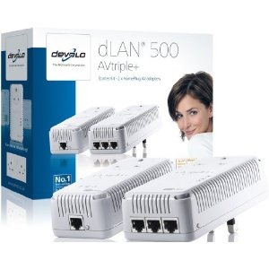 Devolo Starter 500Mbits/s Triple + Single Devolo Starter 500Mbits/s Triple + Single