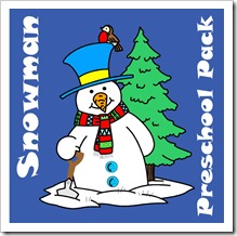 snowman preschool pack blog image