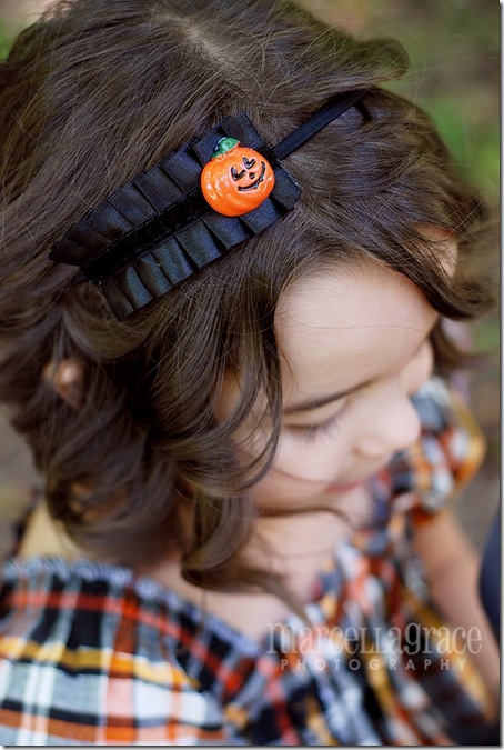 Halloween Ruffle Headband Halloween Ruffle Headband