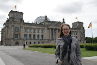 Kristy out the front of the Reichstag