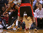 lebron james nba 130123 mia vs tor 03 Boston Outlasts Miami in 2nd OT. LeBron Debuts Suede X PE!